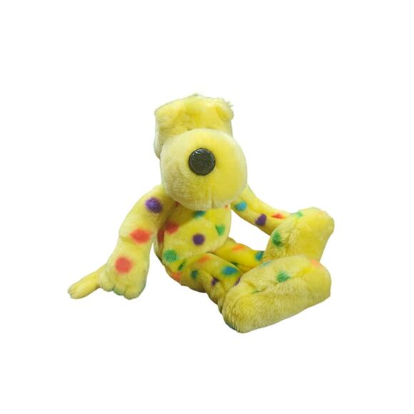 Dr. Seuss Put Me In The Zoo Yellow Polka Dot Spotted 15" Kohl's Cares Plush Dog - Picture 1 of 9